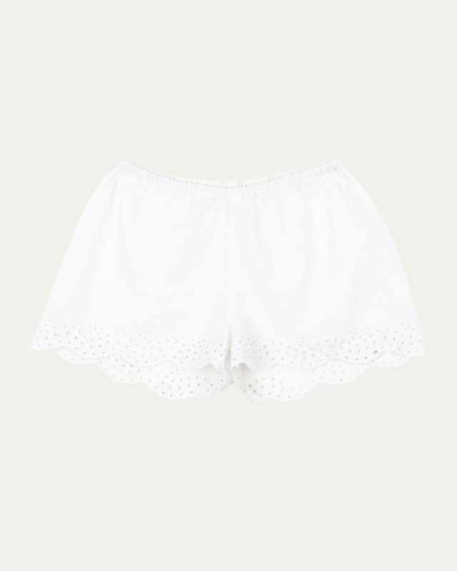 Rosie H-W x Girl's Fiori Broderie Shorts, Size 18M